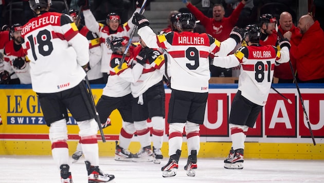 This is what winners look like – even the Latvians were no match for Austria …