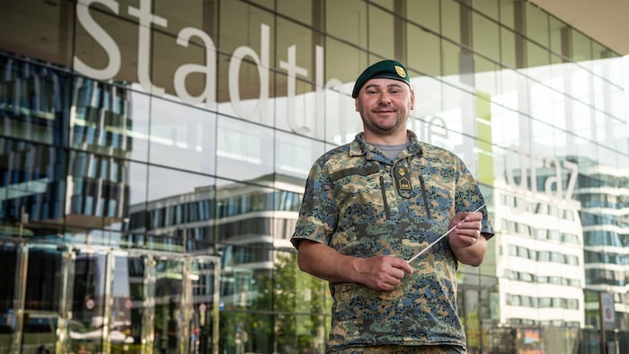 Oberleutnant Johann Groß wird künftig die Militärmusik Steiermark leiten.