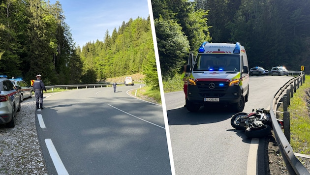 Auf der Walchseestraße ereignete sich der schreckliche Unfall