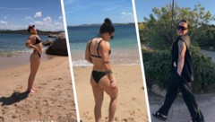 Stephanie Brunner genießt ihren Urlaub.