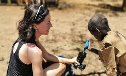 Natalie Halla macht auch weite Reisen, u.a. nach Afrika, für ihre engagierten Dokumentarfilme.