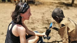 Natalie Halla macht auch weite Reisen, u.a. nach Afrika, für ihre engagierten Dokumentarfilme.