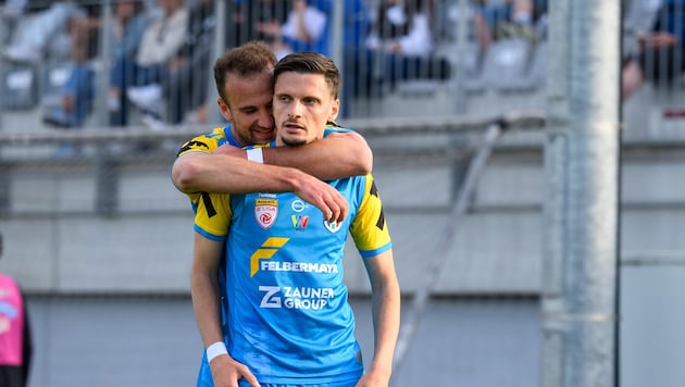 Albin Gashi (v.) war zuletzt bei Hertha Wels in Liga zwei engagiert.