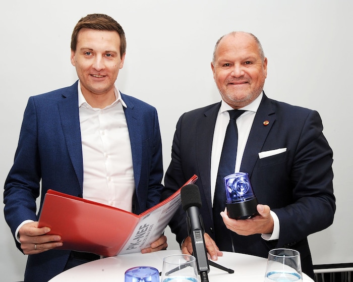Wollen Schließung der Notarzt-Stützpunkte aussetzen: Sven Hergovich, Alois Schroll