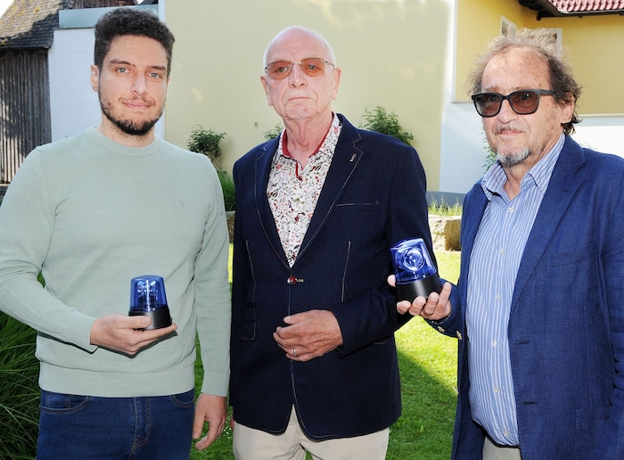 Die Mediziner Tarik Farahat, Albert Reiter und Georg Csaicsich (v. li.) betonten, es sei falsch, ...
