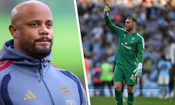 Daniel Peretz hat unter Trainer Vincent Kompany wohl keine sportliche Zukunft in München. 