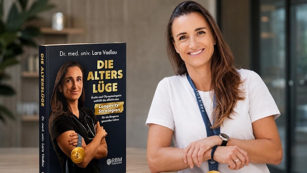 Lara Vadlau, Olympiasiegerin und Ärztin, hat das Buch „Die Alterslüge“ geschrieben.