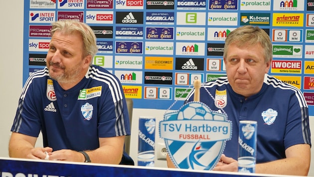 Markus Schopp und Erich Korherr sitzen wieder Seite an Seite in Hartberg.