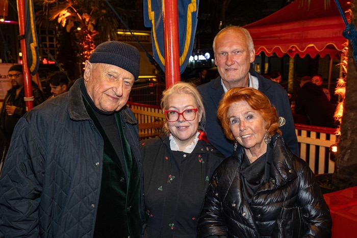 Rudolf Klingohr, Doris Zucker, Berndt Querfeld, Inge Klingohr (v. li.).