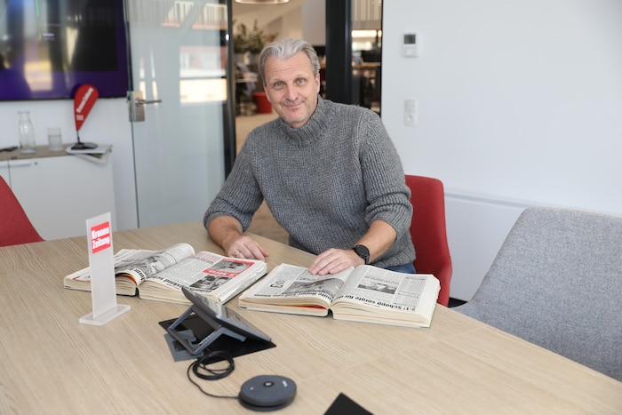 Markus Schopp zuletzt bei einem Besuch im „Krone-Newsroom“ in Graz.