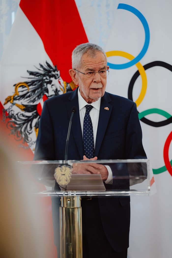 Bundespräsident Alexander van der Bellen bei seiner Festrede.