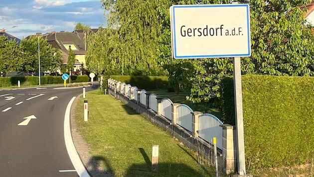 The police were on the scene in Gersdorf, Styria, with a large contingent and cordoned off the ...