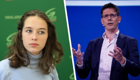 Lena Schilling und Bas Eickhout sind in einer Beziehung, jetzt ist der 49-Jährige zurückgetreten ...