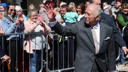 König Charles besuchte am Mittwoch Newcastle.