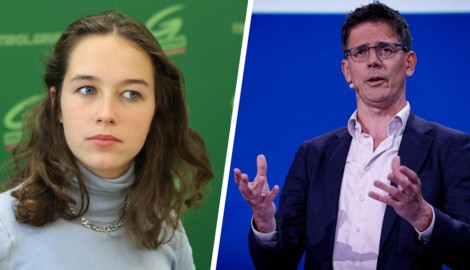 Lena Schilling und Bas Eickhout sind in einer Beziehung, jetzt ist der 49-Jährige zurückgetreten ...