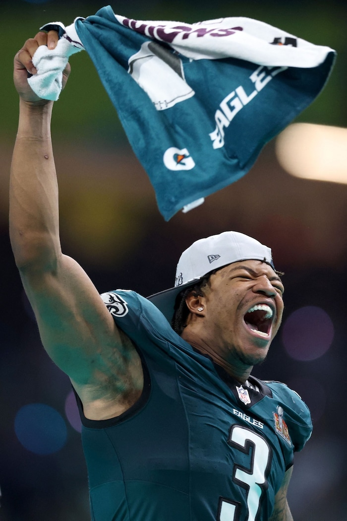 Nolan Smith gewann 2025 den Super Bowl.