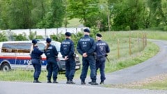 Die Polizei am Tatort in Gersdorf an der Feistritz im Bezirk Weiz