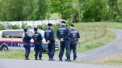 Die Polizei am Tatort in Gersdorf an der Feistritz im Bezirk Weiz
