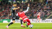 Mit seiner Art und auch seinem Einsatz spielte sich Beres Owusu (re.) beim GAK schnell in die ...