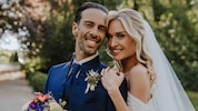 Sie haben Ja gesagt: Corinna und Danilo Kamper-Campisi.