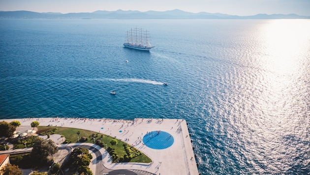 Zadar Stadt – Der „Gruß an die Sonne“ verwandelt jeden Abend in ein faszinierendes Spiel aus ...