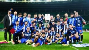  Wienerberg jubelte nach dem 1:0-Sieg über den Pokal-Triumph im Wiener Landescup