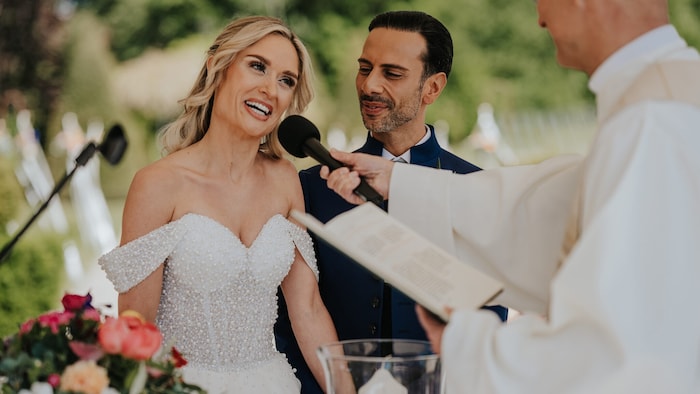 Sie haben Ja gesagt: Corinna und Danilo Kamper-Campisi.
