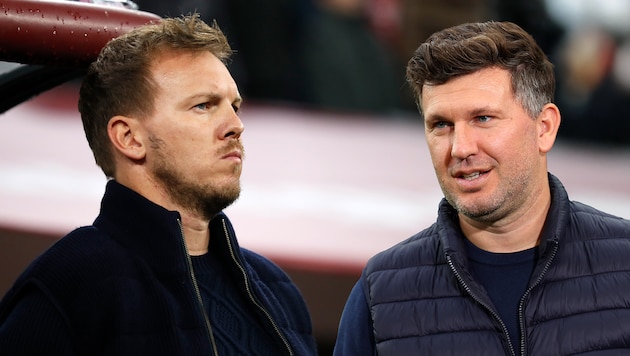 Andreas Schicker (r.) kritisierte Julian Nagelsmann (l.).