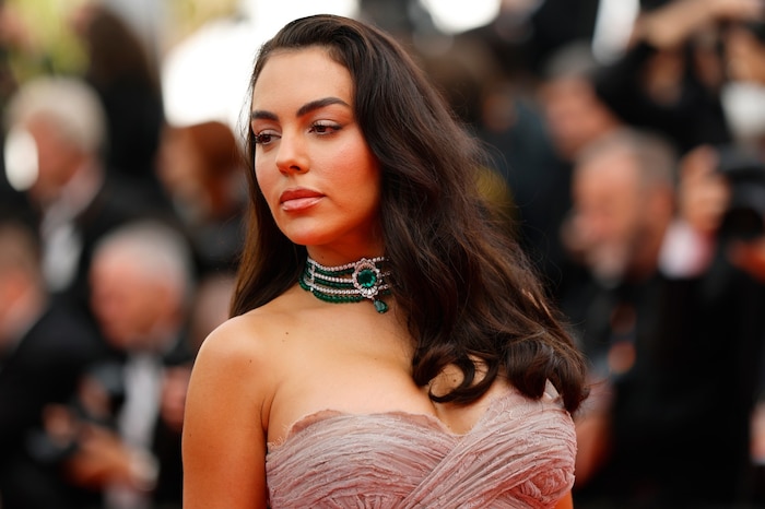 Georgina Rodríguez mit Schmuck von Chopard