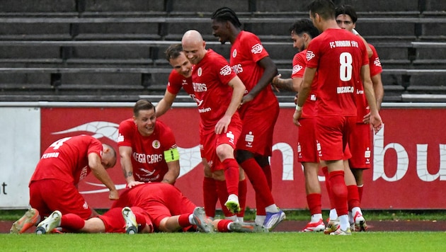 Der FC Dornbirn wird fix in der „Arlbergliga“ jubeln.