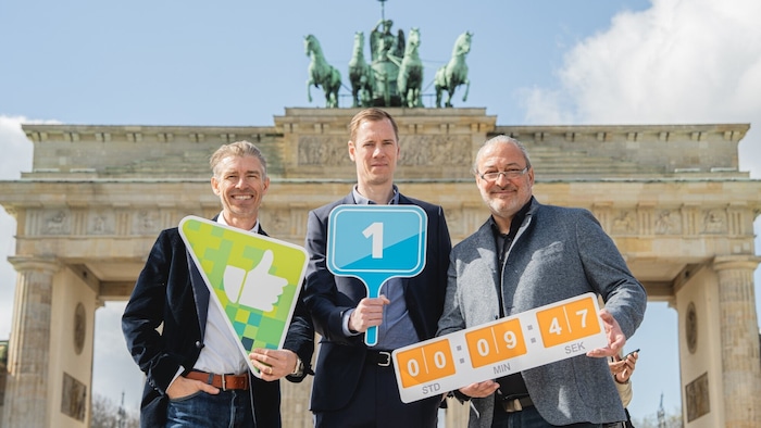Andreas Spiegel (DRS Investment), Philip Maurer und Raik Petzold (beide AssetOrb) wollen mit ...
