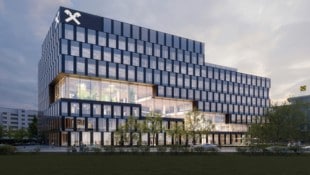 2029 soll das neue Headquarter der Raiffeisenlandesbank OÖ fertig sein – und laut Entwurf so ...