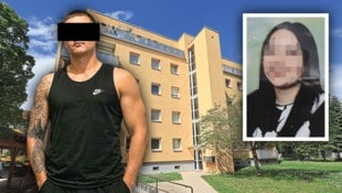 Krone KREATIV/Zwefo Der im Internet posierende mutmaßliche Täter und sein Opfer, Katharina E. (28) aus Kottingbrunn.