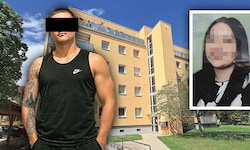 Der im Internet posierende mutmaßliche Täter und sein Opfer, Katharina E. (28) aus Kottingbrunn