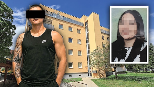 Der im Internet posierende mutmaßliche Täter und sein Opfer, Katharina E. (28) aus Kottingbrunn