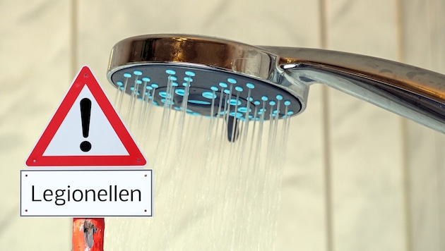 Aus der Dusche der ahnungslosen Frau „flossen“ letztlich lebensgefährliche Bakterien.