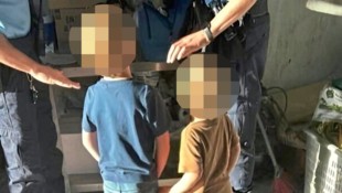 Die beiden Buben wurden von einem vorbeifahrenden Autofahrer entdeckt, der die Behörden ...
