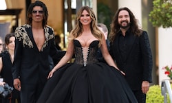 Fesches Trio: Henry Samuel, Heidi Klum und Tom Kaulitz