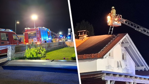 Kurz vor Mitternacht brach der Brand im Haus aus.