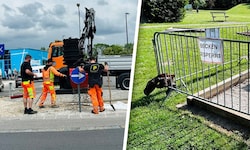 Zwei Kreisverkehre und der Barfußweg im Stadtpark Neunkirchen enthielten minimale Asbestspuren. 