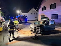 Am Auto des Weststeirers entstand Totalschaden.