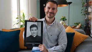 Der mittlerweile 39-jährige Giovanni mit dem weltberühmten Kalender, wo er als 17-Jähriger auf ...