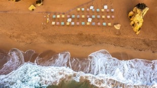 Strandaufnahme (Ausschnitt) von Hubert Kantringer