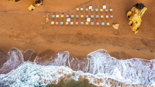 Strandaufnahme (Ausschnitt) von Hubert Kantringer