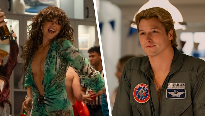Allie Hayes (Mika Abdalla) fällt Dean Di Laurentis (Stephen Thomas Kalyn) auf der Kostümparty ...