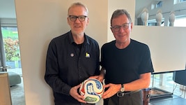 Ralph und Ralph: ÖFB-Teamchef Rangnick (re.) empfing „The Voice“ Schader bei sich zu Hause in ...