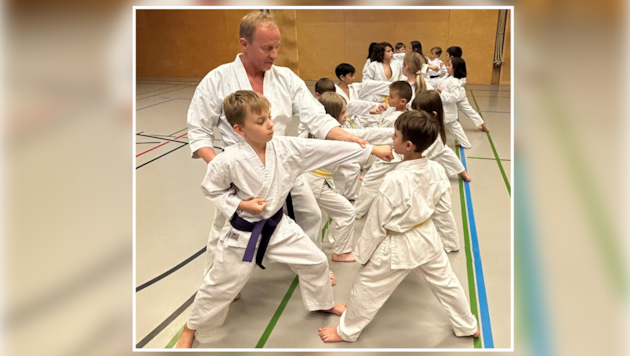 Karate-Legende Alfred Mikulka vom Karate-Do Wien liegt vor allem das Training mit Kindern am ...