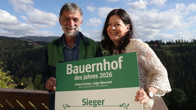 Erhard und Eva Greinix holten sich vor allem durch die Sonnenenergie die begehrte Auszeichnung.
