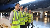 Publikumsdienst-Leiterin Doris Eggl, Projektleiter Horst Marterbauer, Technikchef Robert Janda ...