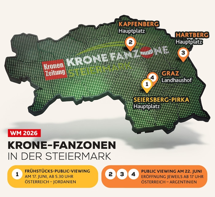 Die Public Viewings der „Krone“ im Überblick